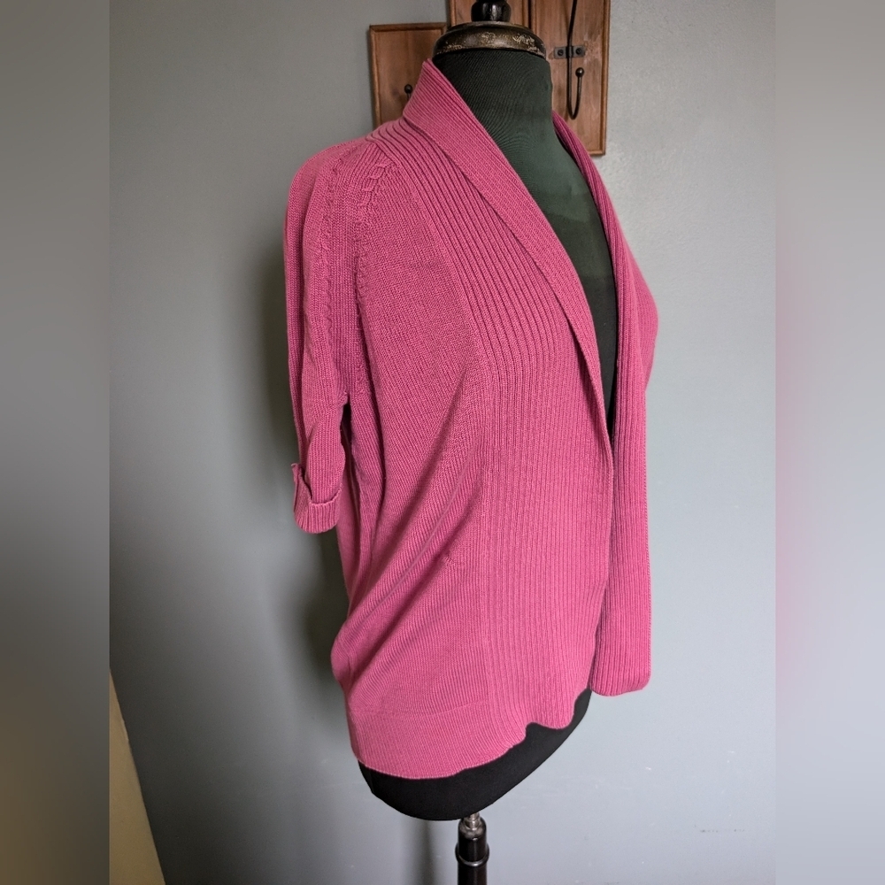 Talbots Mauve Pink Sweater, Short Sleeve Sweater